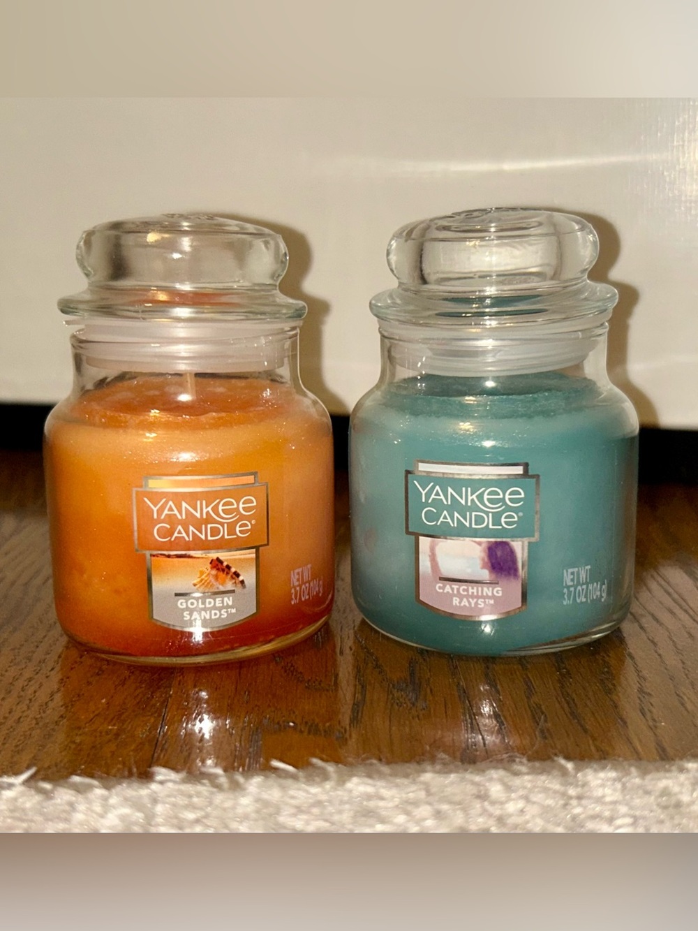 Yankee Candle Golden Sands & Catching Rays; Small 3.7 oz Jar Candles
